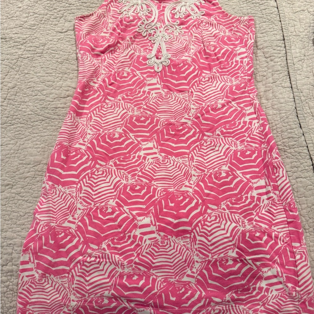 Lilly Pulitzer Pink and White Mini Dress